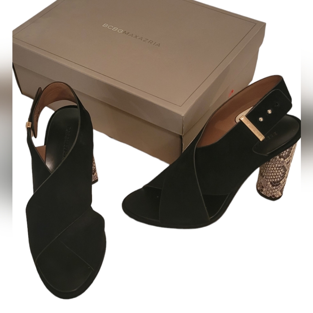 BCBGMaxAzria Virginia Kidsuede heels NWT Size 8